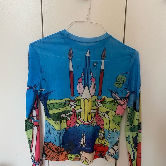 Artsy mesh top - Picture 1 of 2